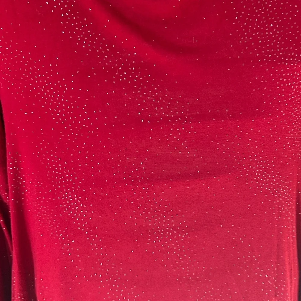 ❤️Jennifer Lopez Red Embellished Tunic Top- XS - Picture 7 of 7